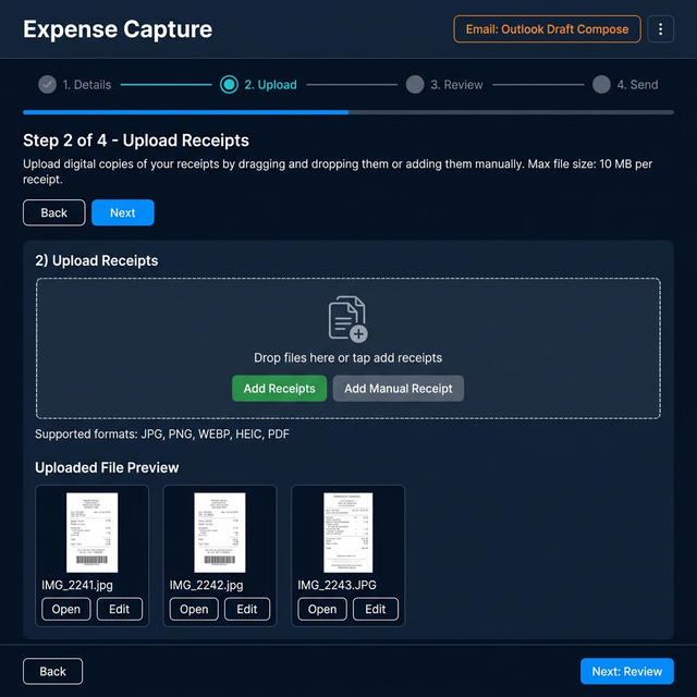 Expense Capture & Reporting