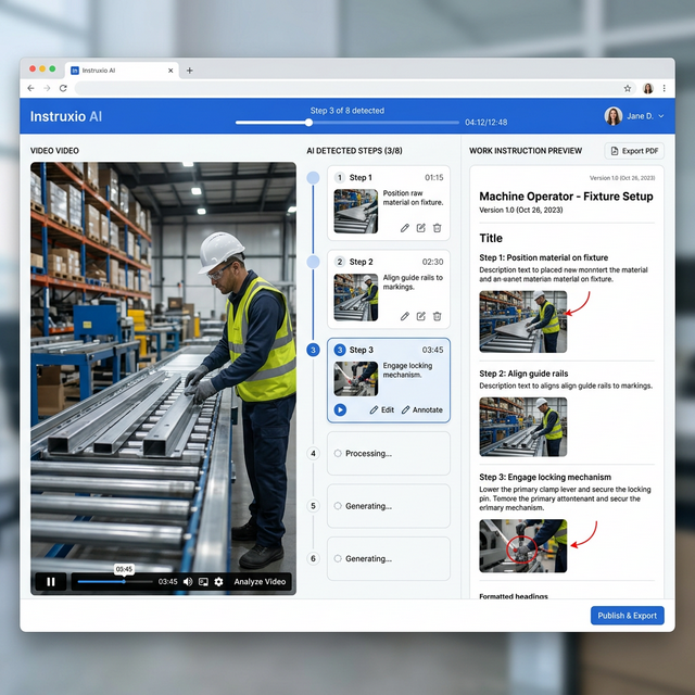 Work Instruction Generator